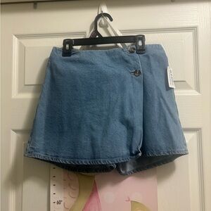Old Navy Blue Denim Skort